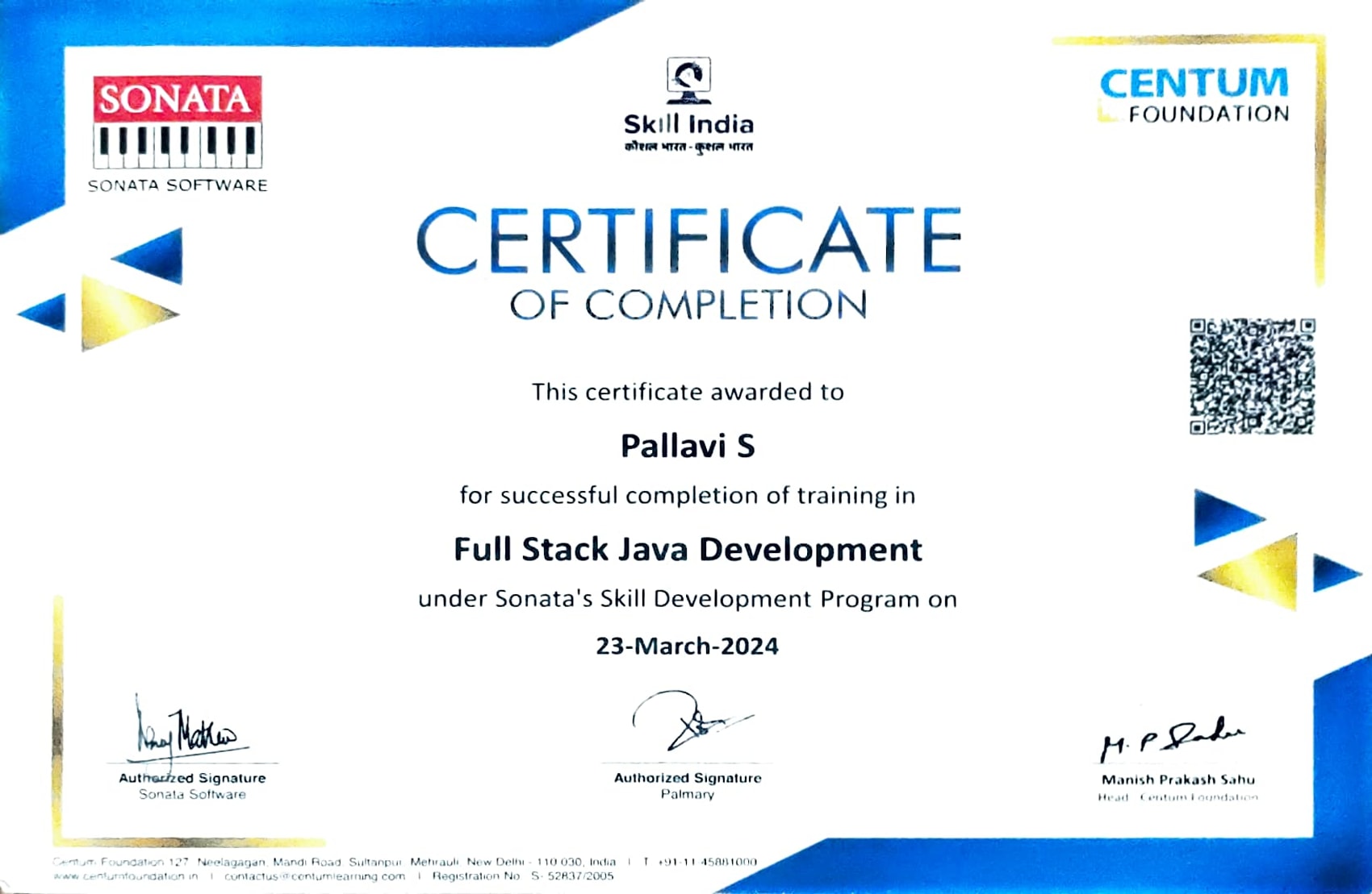 Full Stack Java Development